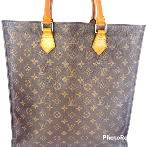 Louis Vuitton Brown Monogram Coated Canvas Sac Plat Bb Gold Hardware, 2021, Womens Handbag